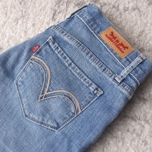Levi's 524 skinny light blue jeans 1M